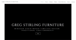 Desktop Screenshot of gregstirlingfurniture.com