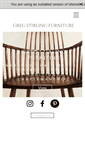 Mobile Screenshot of gregstirlingfurniture.com