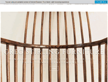 Tablet Screenshot of gregstirlingfurniture.com